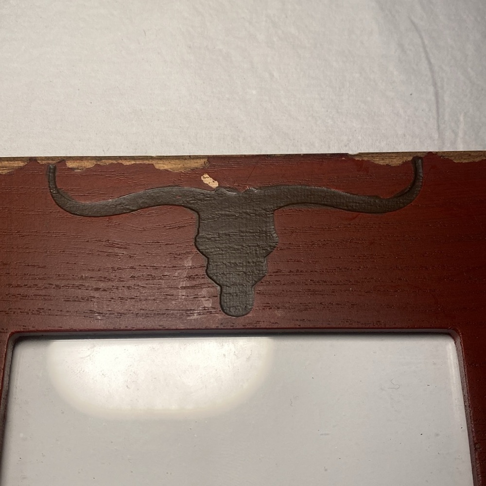 Home Studio Western Cowboy Themed 4x6 Photo Frames Home Decor NWOT Set of 3 - Picture 9 of 15